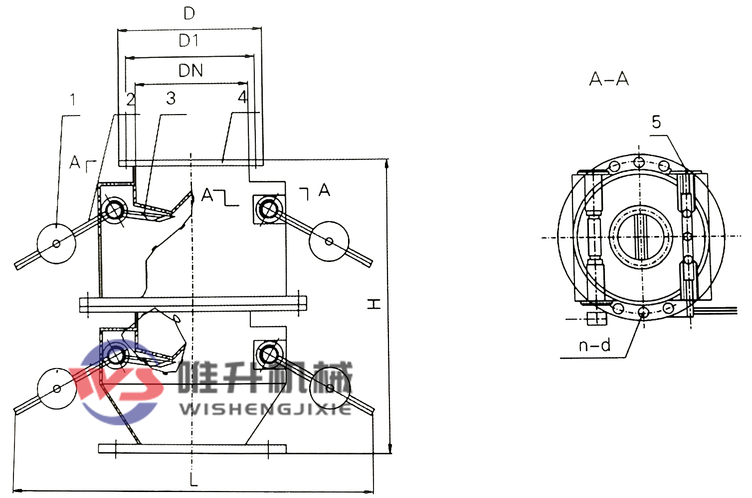 圓形雙層雙門(mén)重錘式鎖風(fēng)翻板閥 圓形雙層雙門(mén)重錘式鎖風(fēng)翻板閥